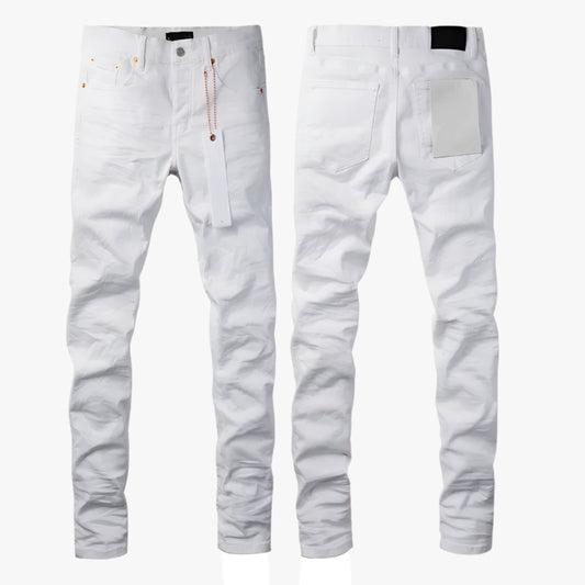 Purple Jeans - Total White